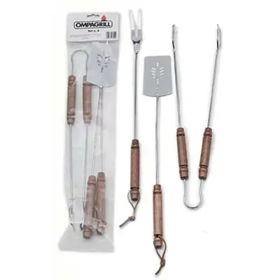 Aanbieding POSATE BARBECUE SET 03550 OMPAGRILL