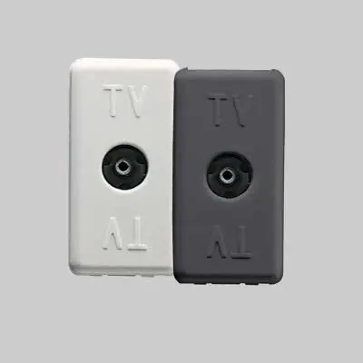 PRESA COASSIALE TV FEMMINA ‘SYSTEM‘. Modello PRESA COASSIALE TV FEMMINA ‘SYSTEM‘ Nero Express Levering