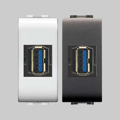Hoge Kwaliteit PRESA STANDARD USB. Modello PRESA STANDARD USB Grigio