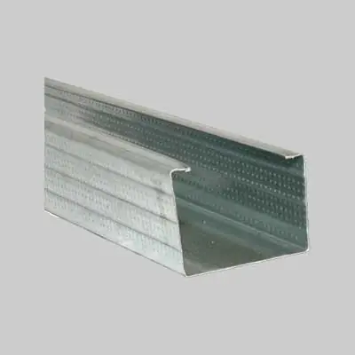 PROFILO MONTANTE PER CARTONGESSO. Modello PROFILO MONTANTE PER CARTONGESSO mm 48x18h - barra 3 mt - spessore 6/10 Beperkte Voorraad