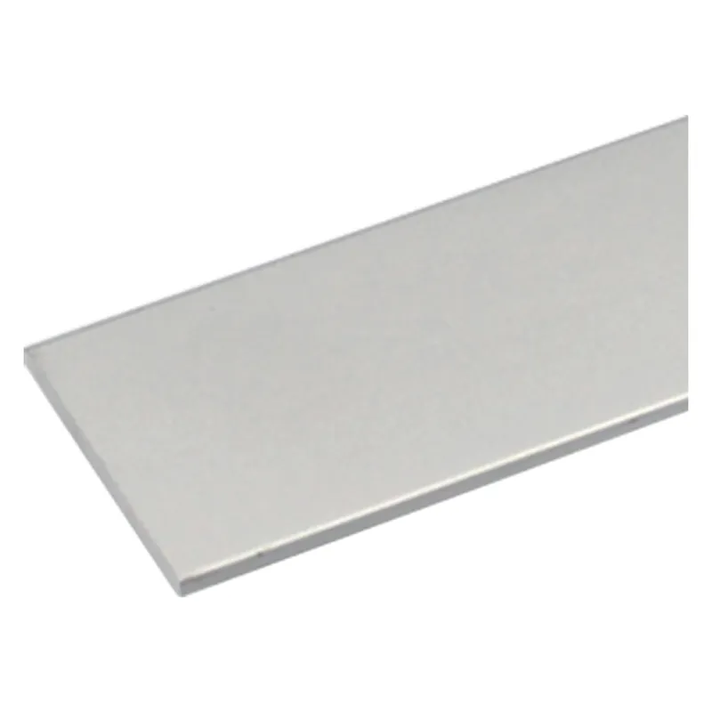 Snelle Levering PROFILO PER FAI DA TE PIATTO mm 25 x 2 - mt 2 col.argento. Modello mm 25 x 2 - mt 2 col.argento