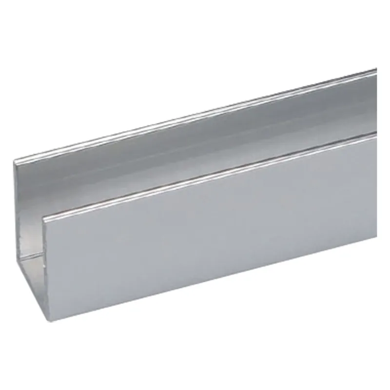 PROFILO PER FAI DA TE TIPO ‘U‘ mm 10 x 10 x 1 - mt 1 argento bril. Modello mm 10 x 10 x 1 - mt 1 argento bril. Goedkoop