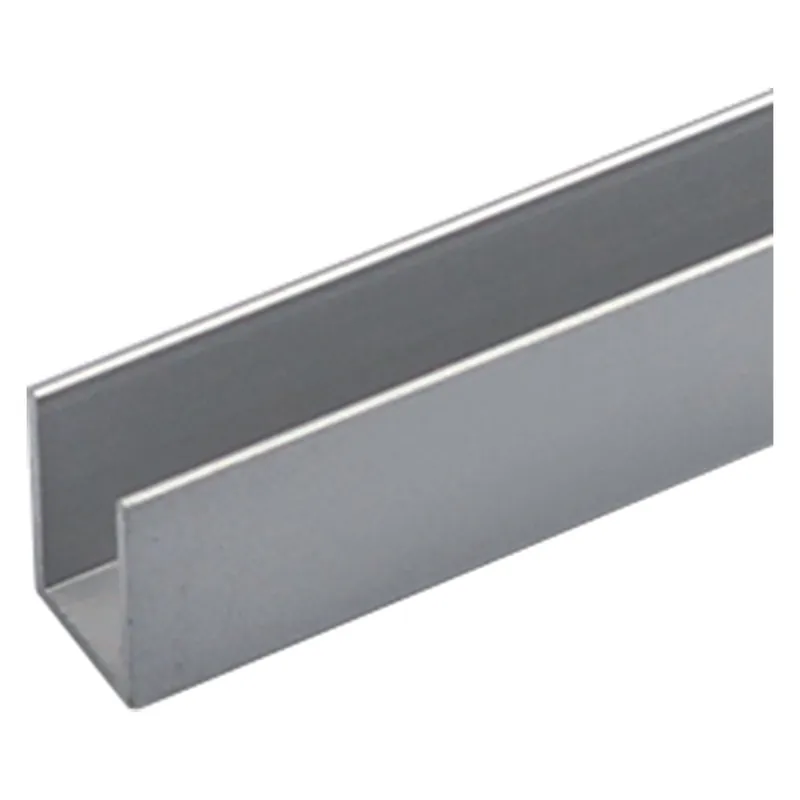Actieprijs PROFILO PER FAI DA TE TIPO ‘U‘ mm 10 x 10 x 1 - mt 1 col.argento. Modello mm 10 x 10 x 1 - mt 1 col.argento