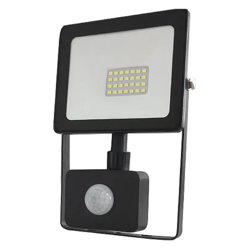 Aanbieding PROIETTORE A LED CON SENSORE PRESENZA 50W - mm 190 x 202 x 52 / 4000K (4400 lm) - nero. Modello 50W - mm 190 x 202 x 52 / 4000K (4400 lm) - nero