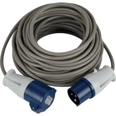 Populair PROLUNGA INDUSTRIALE BLU ELECTRALINE. Modello 2P+T 16A IP44 N°XMMQ 3X1.5 MT 10