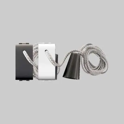PULSANTE UNIPOLARE A TIRANTE ‘MYLIFE‘. Modello PULSANTE UNIPOLARE A TIRANTE ‘MYLIFE‘ 16A 250V 1P/NO - Grigio Lage Kosten