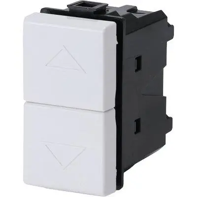Beperkte Voorraad PULSANTE UNIPOLARE DOPPIO ABM. Modello BIANCO VOLT 250 A 16