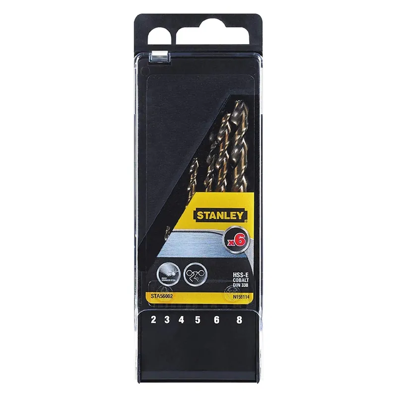 Merkproduct PUNTA PER METALLO HSS-E COBALTO IN SET set 6 pz (da mm 2 a 8)