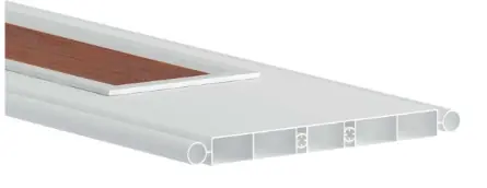 Pannello in PVC per Porta a Soffietto con Vetro Niagara Flitsaanbieding