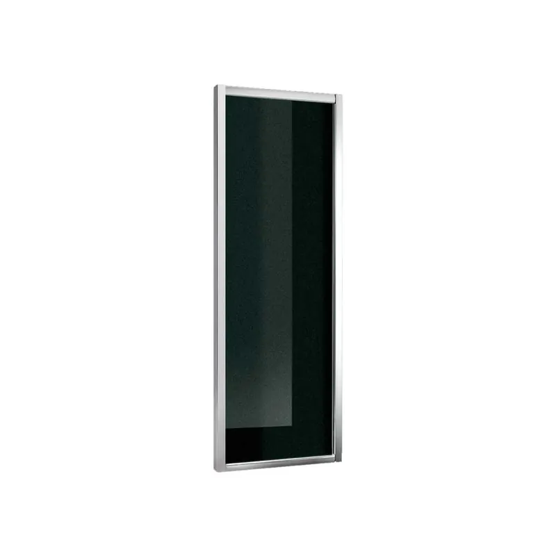 Weekendaanbieding Parete Doccia Fissa Smeralda Vetro Stampato 3mm Cromo 88-92cm