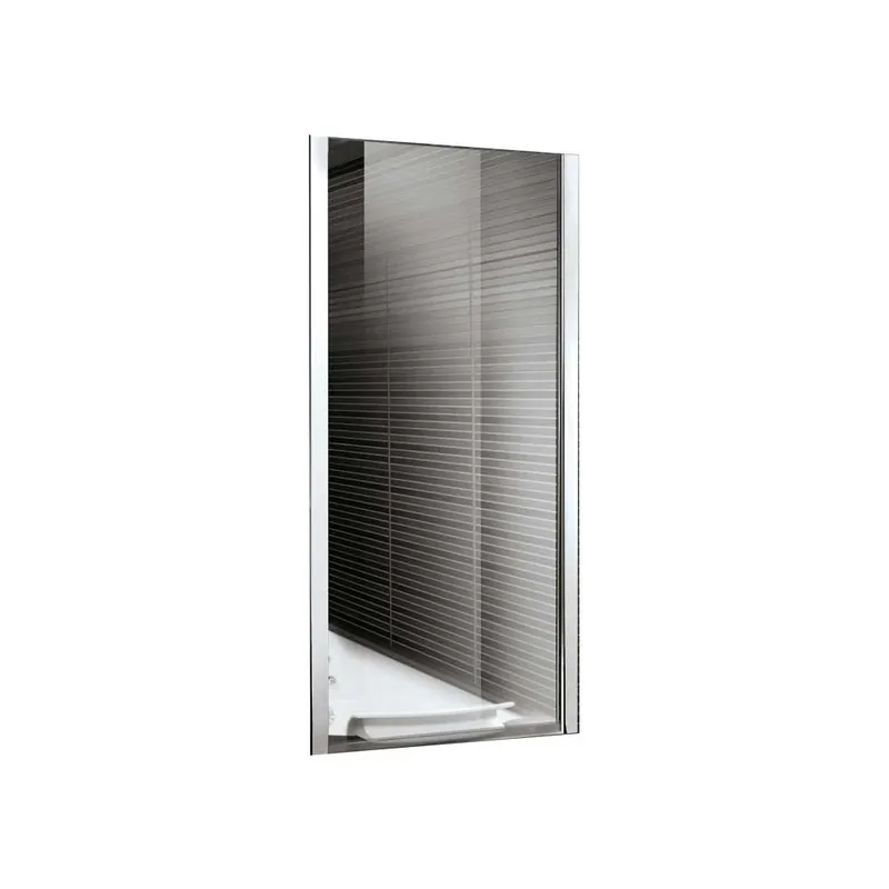 Dagaanbieding Parete Sopravasca Fissa Vetro Trasparente 4mm Profilo Cromo 76-80cm