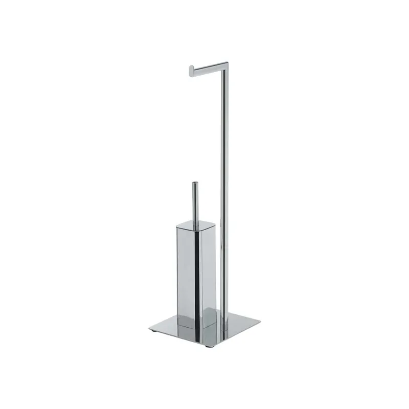 Nieuw Piantana Portarotolo e Portascopino WC Felix Cromata
