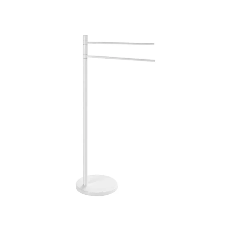 Beperkte Voorraad Piantana Portasalviette Mammolo 2 Braccia Bianco