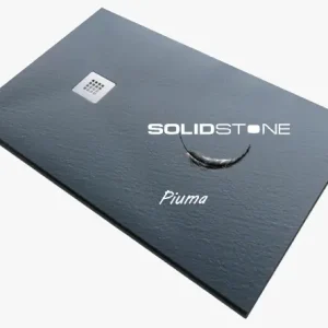 Seizoensaanbieding Piatto doccia 80x150 in pietra SolidStone grafite antiscivolo alto 2,8 cm