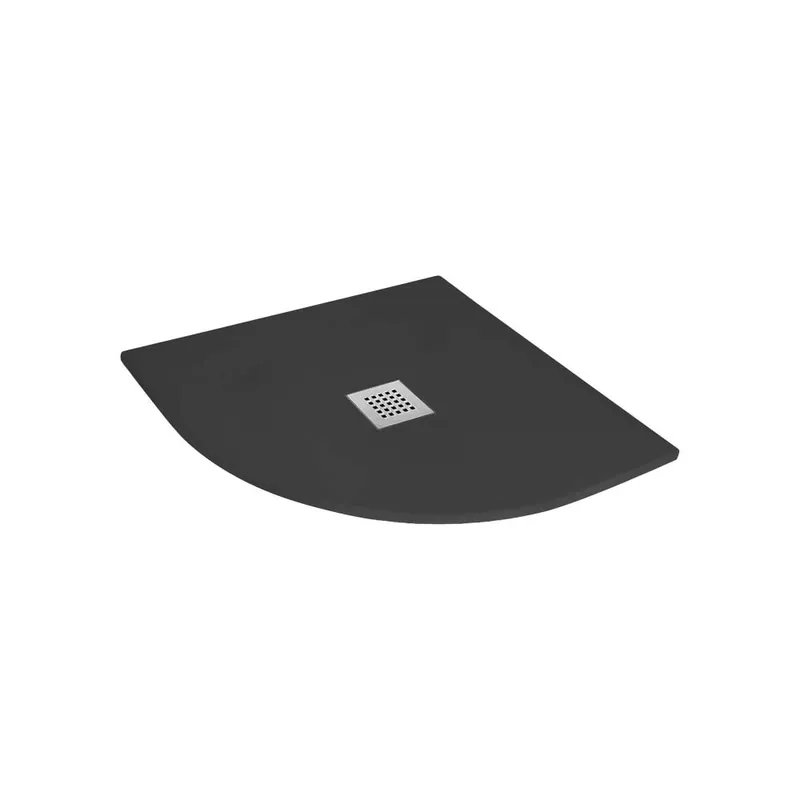 Piatto Doccia Semicircolare Ultraflat Antracite 80x80 cm Beperkt Aanbod