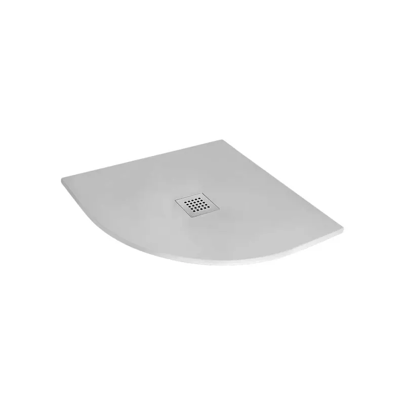 Piatto Doccia Semicircolare Ultraflat Bianco 90x90 cm Alleen Vandaag