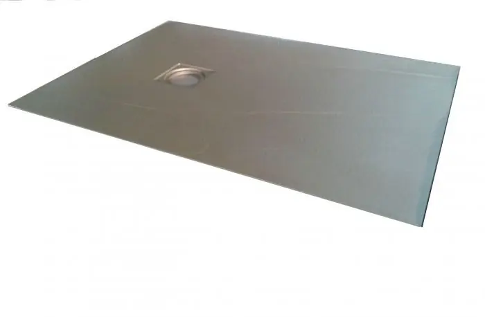 Piatto doccia 70x140 Ardesia Oro in pietra SolidStone antiscivolo alto 2,8 cm Gecertificeerd