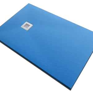 Hoge Kwaliteit Piatto doccia 70x120 in pietra SolidStone blu amalfi antiscivolo alto 2,8 cm