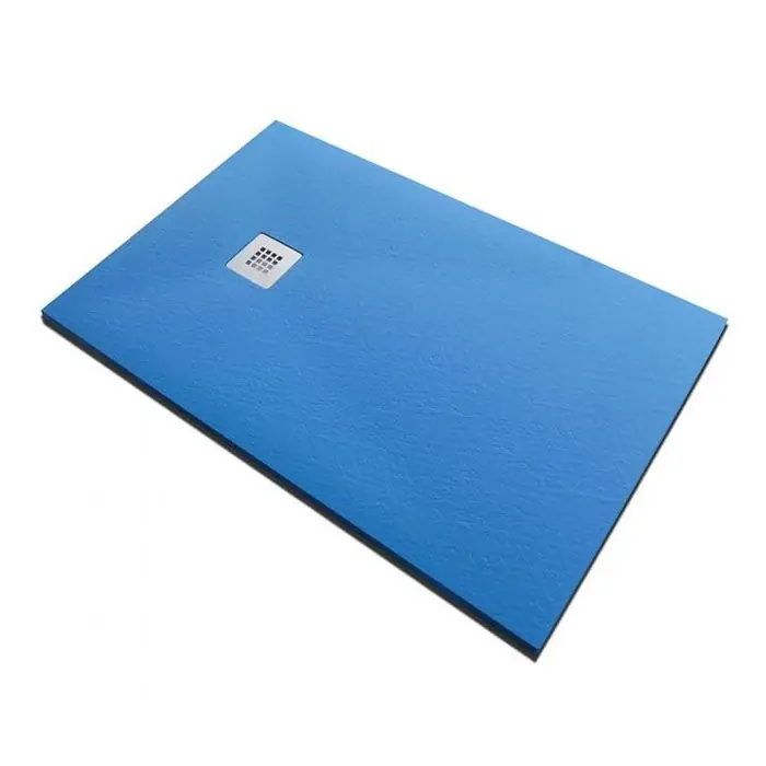 Direct Verzonden Piatto doccia 70x100 in pietra SolidStone blu amalfi antiscivolo alto 2,8 cm
