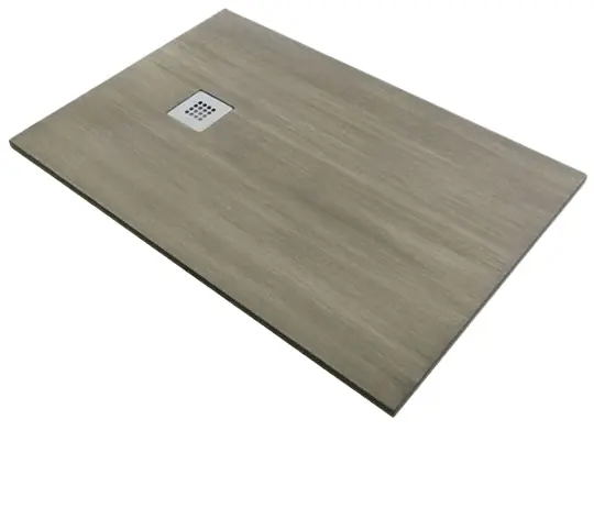 Laatste Versie Piatto doccia 70x90 in pietra SolidStone effetto legno wood sand antiscivolo alto 2,8 cm