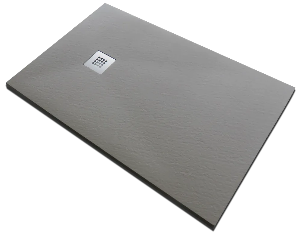 Piatto doccia 70x170 in pietra SolidStone tortora antiscivolo alto 2,8 cm Tijdelijk Beschikbaar