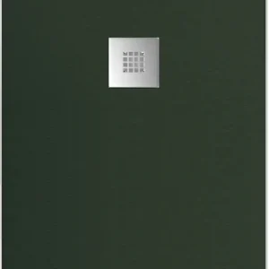 Gecertificeerd Piatto doccia 70x120 in pietra SolidStone Verde Alpino antiscivolo alto 2,8 cm