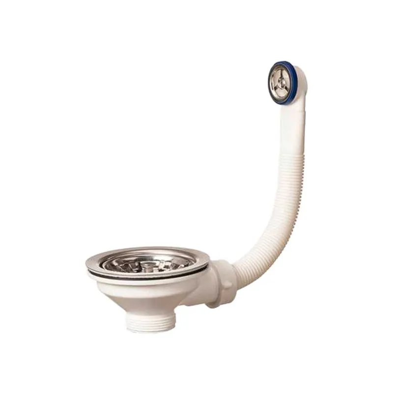 Piletta Canestro Lavello Inox con Troppopieno Rotondo Ø114mm 1 1/2 Betaalbaar