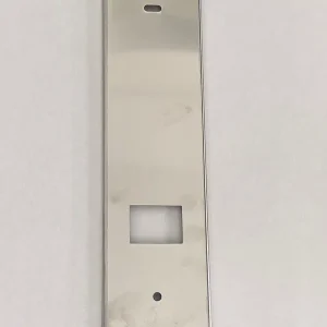 Placca bordata per avvolgitore Zenith interasse A=184 mm - finitura Inox Beperkt Aanbod