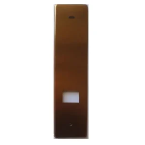 Koop Online Placca copri avvolgitore alluminio. Interasse 165mm, Colore Bronzo