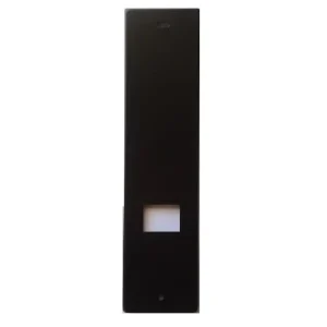 Placca copri avvolgitore alluminio. Interasse 206mm, Colore Nero Beperkt Aanbod
