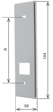 Superprijs Placca interasse 114mm per avvoligitore Starpiu