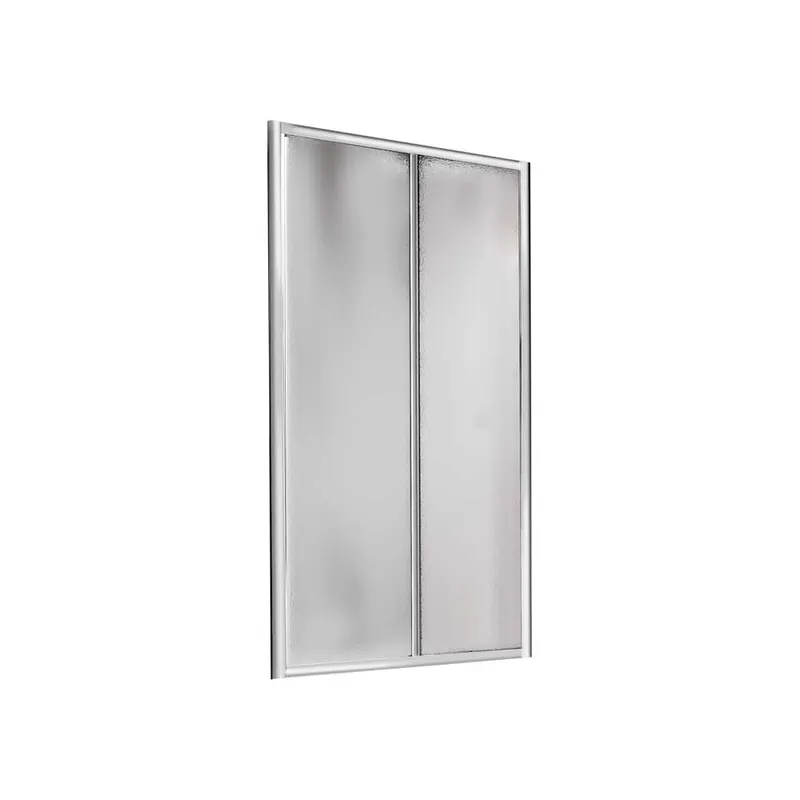 Aanbieding Porta Doccia Smeralda 1 Fissa + 1 Scorrevole Trasparente 130-135 cm