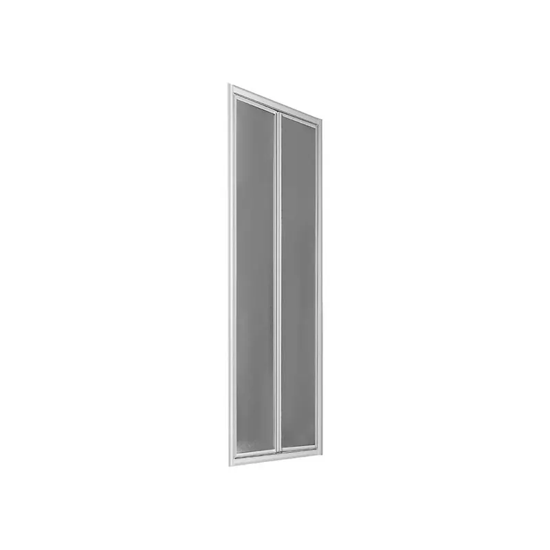 Porta Doccia 2 Ante Battenti Smeralda Vetro Trasparente 3mm Cromo 88-93cm Favoriet