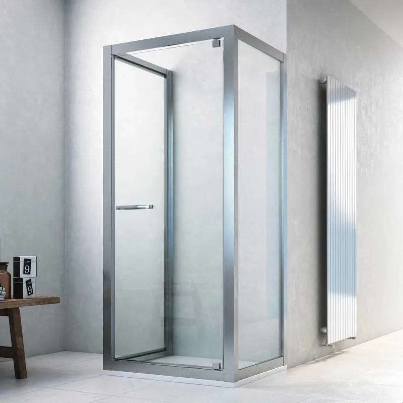 Oxi.Slide Porta Doccia Anta Battente Vetro Trasparente 68-76 cm Goedkoop