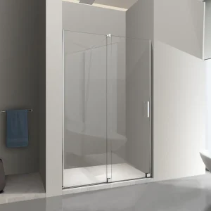 Veilige Betaling Porta Per Nicchia Tipo Walk In Scorrevole H 200 Telaio Cromato Reversibile Cm.130 Regolabile 126-130 cm. Misura 130 cm