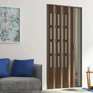 Direct Beschikbaar Porta a soffietto da interno su misura in pvc con vetri modello Journey