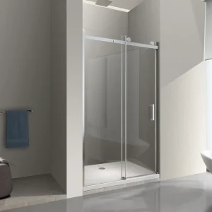 Porta doccia vetro 8 mm per installazione in nicchia Altezza 190 cm installazione reversibile cm 180 (regolabile 178-180,5). Misura 180 cm Alleen Vandaag