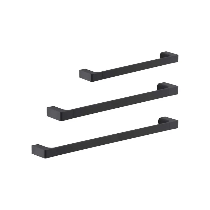 Portasalviette Pirenei Nero Opaco 35 cm Speciale Aanbieding
