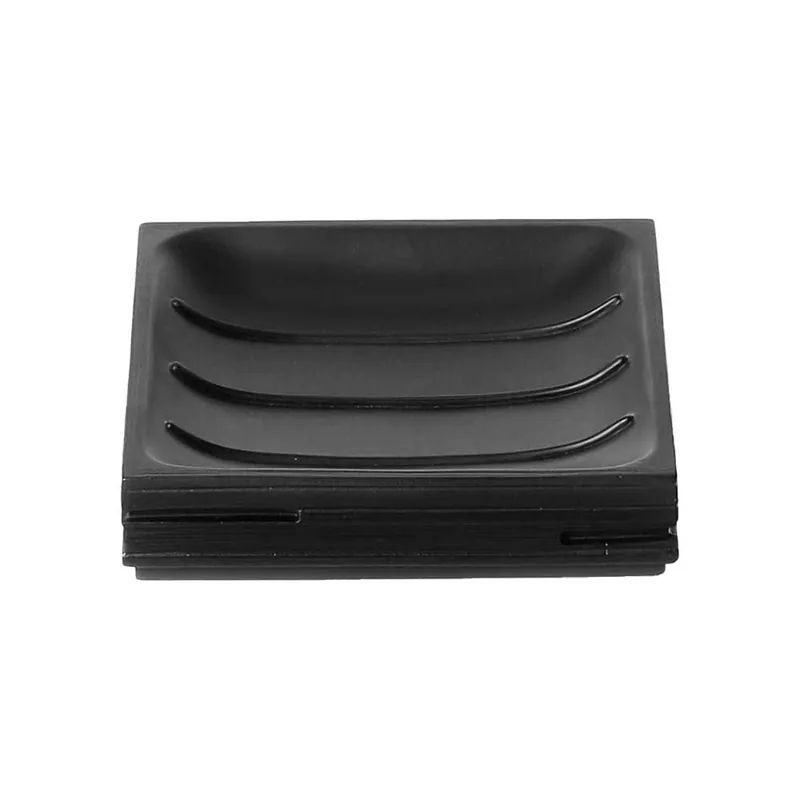 Portasapone Quadrotto Nero - Design Moderno per Bagno Korting