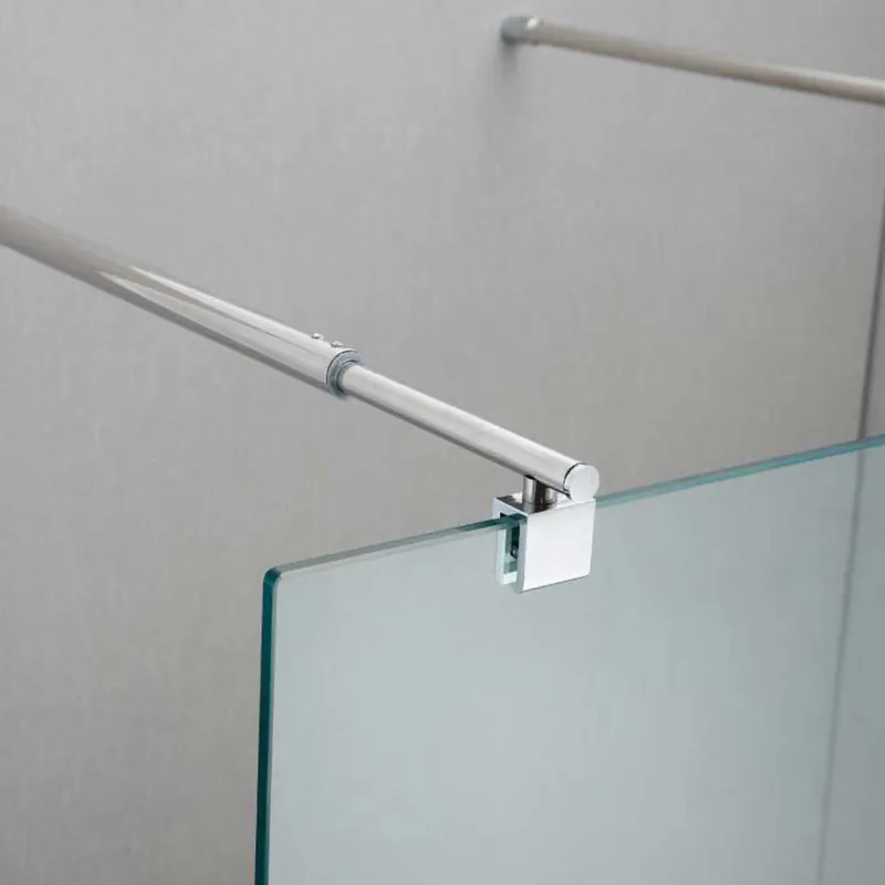 Profilo Supporto Muro Pareti Doccia Itaca Lipari Argento Lucido Korting