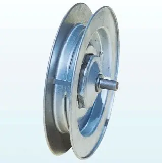 Beperkte Voorraad Puleggia in ferro zincato per cinghia (Diam. 40mm). Diamentro 180mm