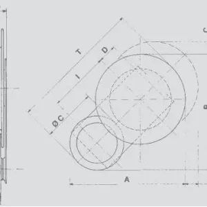 Populair MINI OMEGA - puleggia, zincata - Ø est. 135mm, Ø int. 90