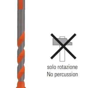 Beperkte Voorraad Punta specifica per ceramica. Misura ø 12 x 124 mm