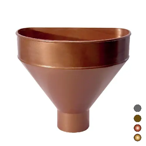 Weekendaanbieding RACCOGLITORE MONOLITICO IN PVC PER PLUVIALI. Modello Diam. 100 - Grigio