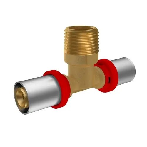 RACCORDO A PRESSARE IKARO A T MASCHIO. Modello 3/4 x 20 -CONF Express Levering