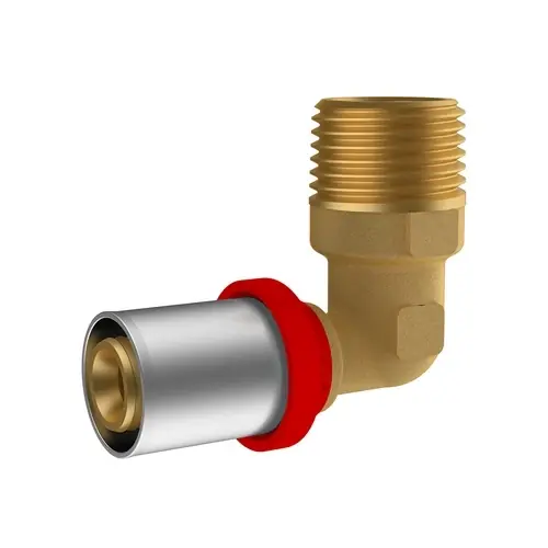 Premium RACCORDO A PRESSARE IKARO CURVO MASCHIO. Modello 1"1/4 x 40