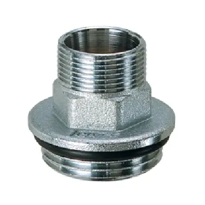 Nieuw RACCORDO CROMATO CON ATTACCO INTERCAMBIABILE. Misura 1"
