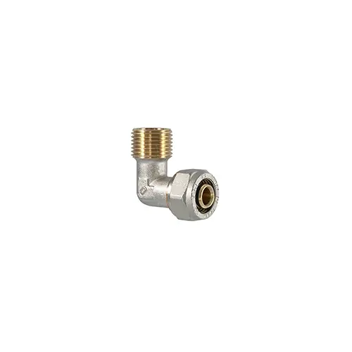 Bestel Nu RACCORDO CURVO MASCHIO A COMPRESSIONE PER MULTISTRATO. Misura 1/2 x 16