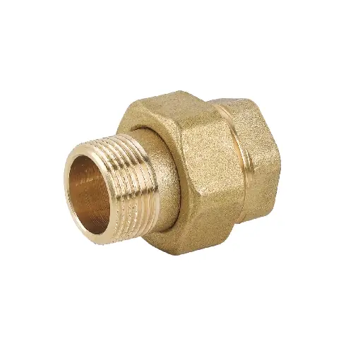 Betrouwbaar RACCORDO DIRITTO 3 PZ MF CON O-RING IN OTTONE GIALLO. Misura 1/2"