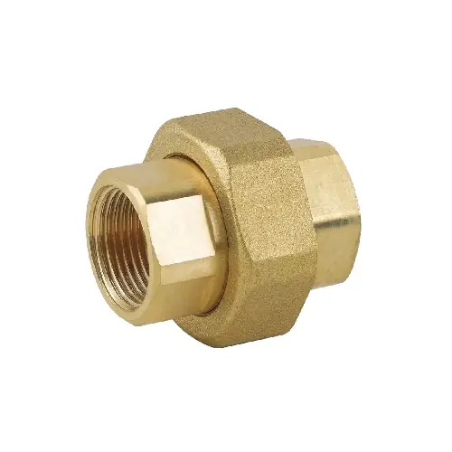 Superprijs RACCORDO DIRITTO CON O-RING 3 PZ FF IN OTTONE GIALLO. Misura 1"